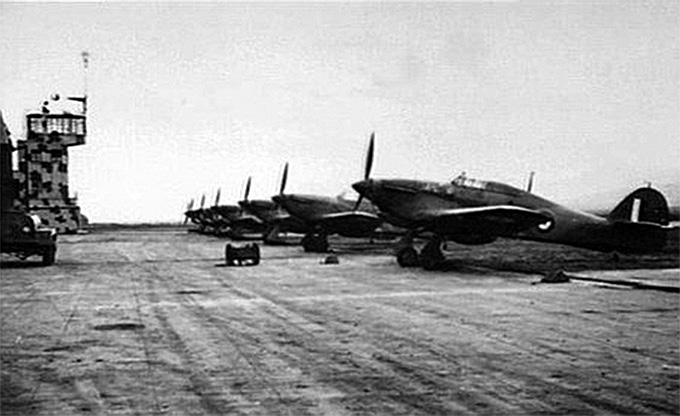 Base aérea de Rayack, Líbano, 1942 Base aérea de Rayack, Líbano, 1942