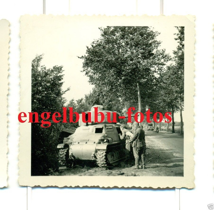 FRANKREICH - PANZER - Französischer SOMUA - BEUT