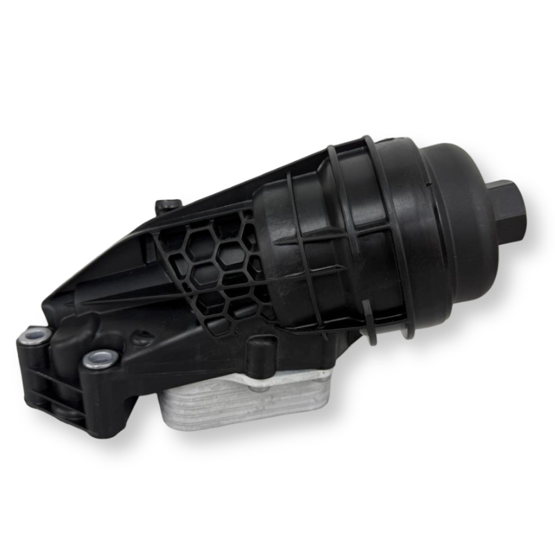 Mercedes-Benz Engine Oil Filter Housing with Cooler | Black Silver For M270 A-Class CLA GLA B-Class A2701800500
