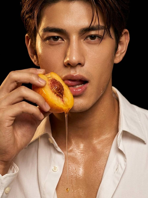 SPOILER Man eating peach 202604121012