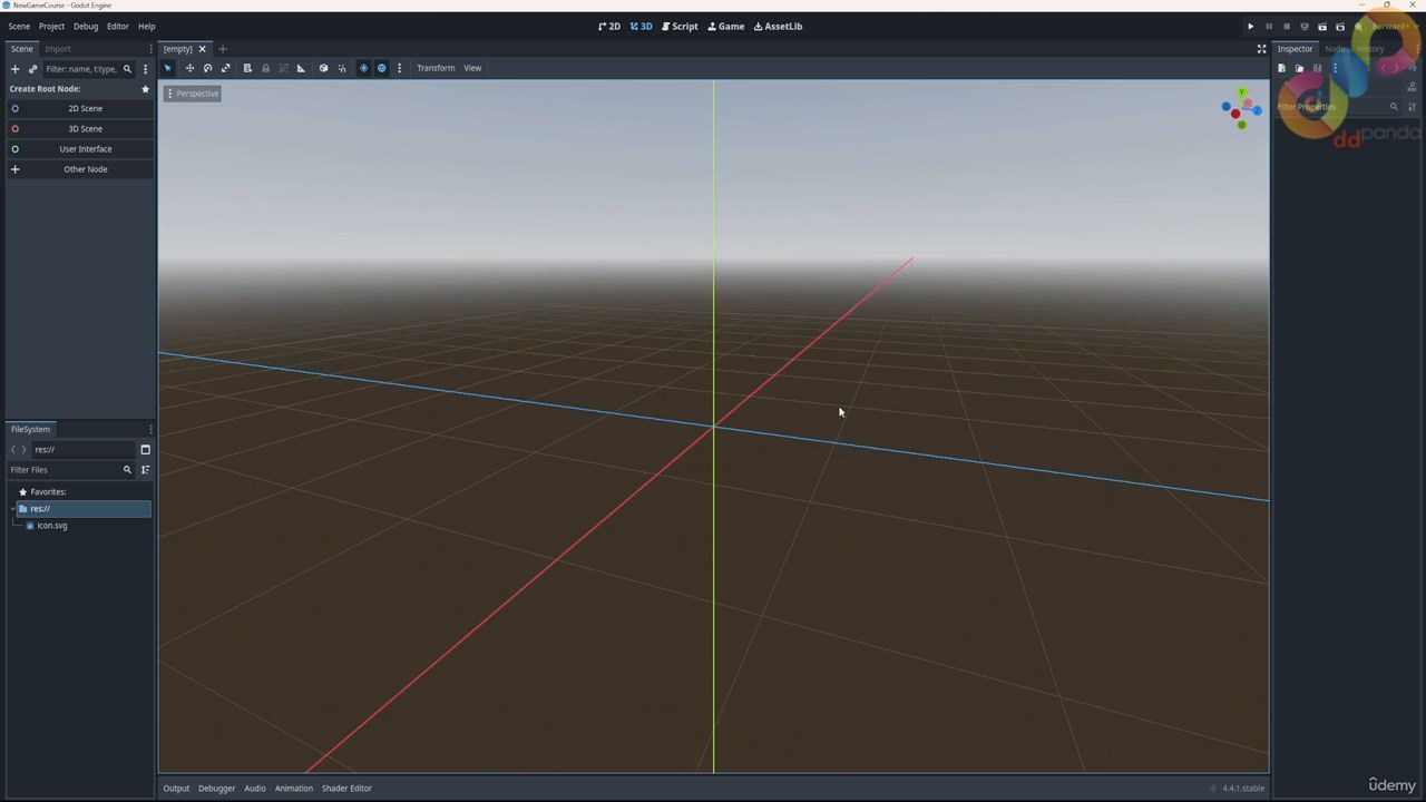 2 Downloading and Installing Godot 4 4 0001 screenshot