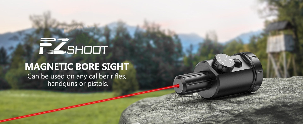 EZSHOOT Magnetic Bore Sight red green laser alignment tool review