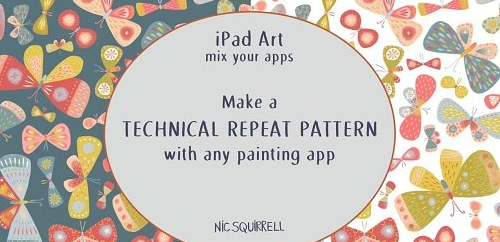 Ipad Art - Make a Technical Repeat Pattern with Any Painting App