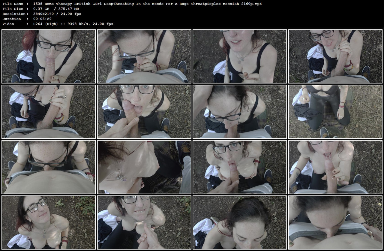 1538 Home Therapy British Girl Deepthroating In The Woods For A Huge Throatpieplex Messiah 2160p mp4