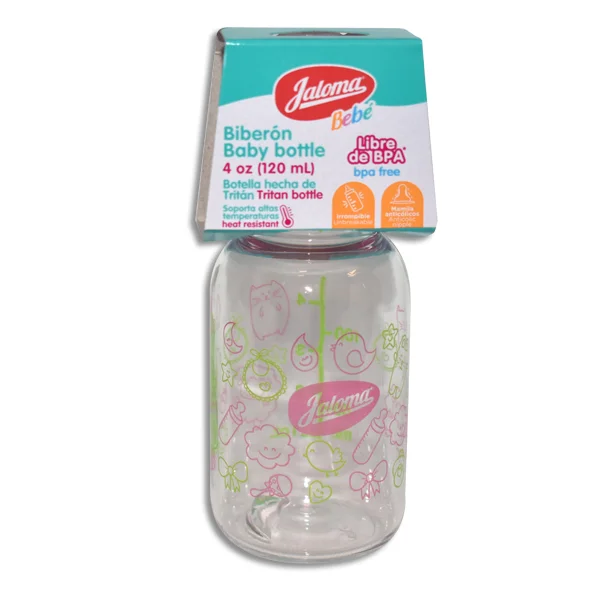MYB JALOMA BIBERON 4 OZ ROSA APL3X2     759684151255