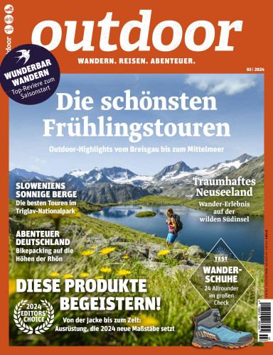 Cover: Outdoor Wandermagazin No 03 März 2024