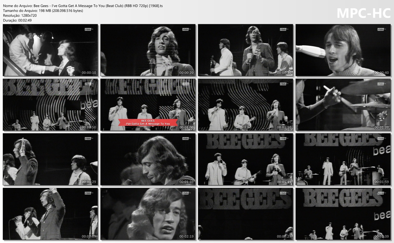 Bee Gees - I've Gotta Get A Message To You (Beat Club) (RBB HD 720p) [1968].mp4