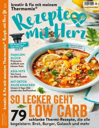 Cover: Rezepte mit Herz Magazin Januar No 01 2024