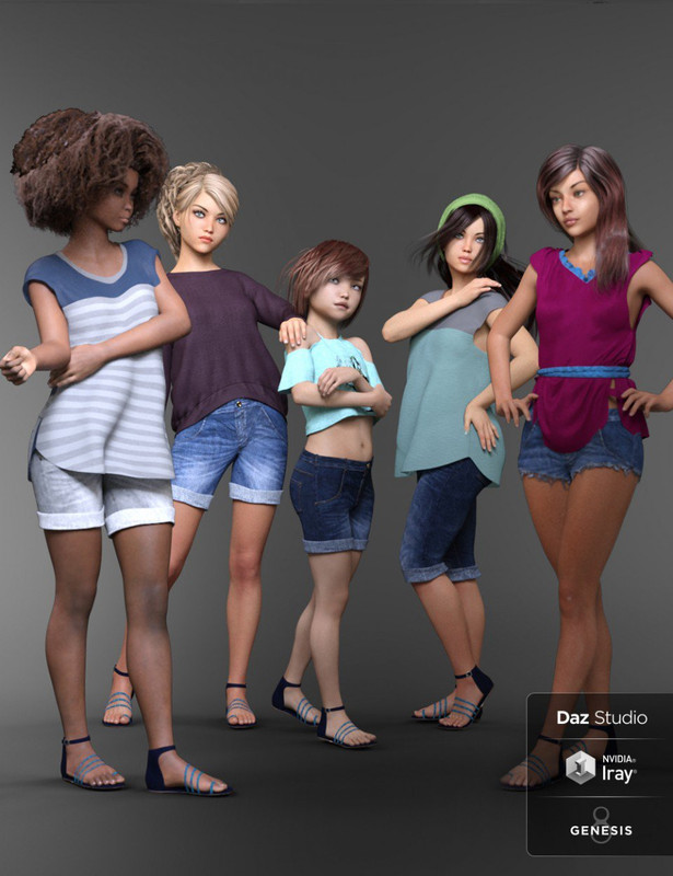 Little Beauties for Genesis 8 Female