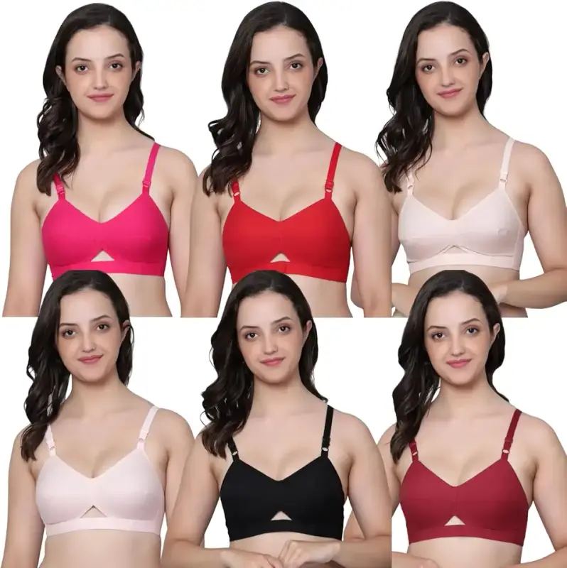 Aimly Women's Cotton Bra Combo Pack