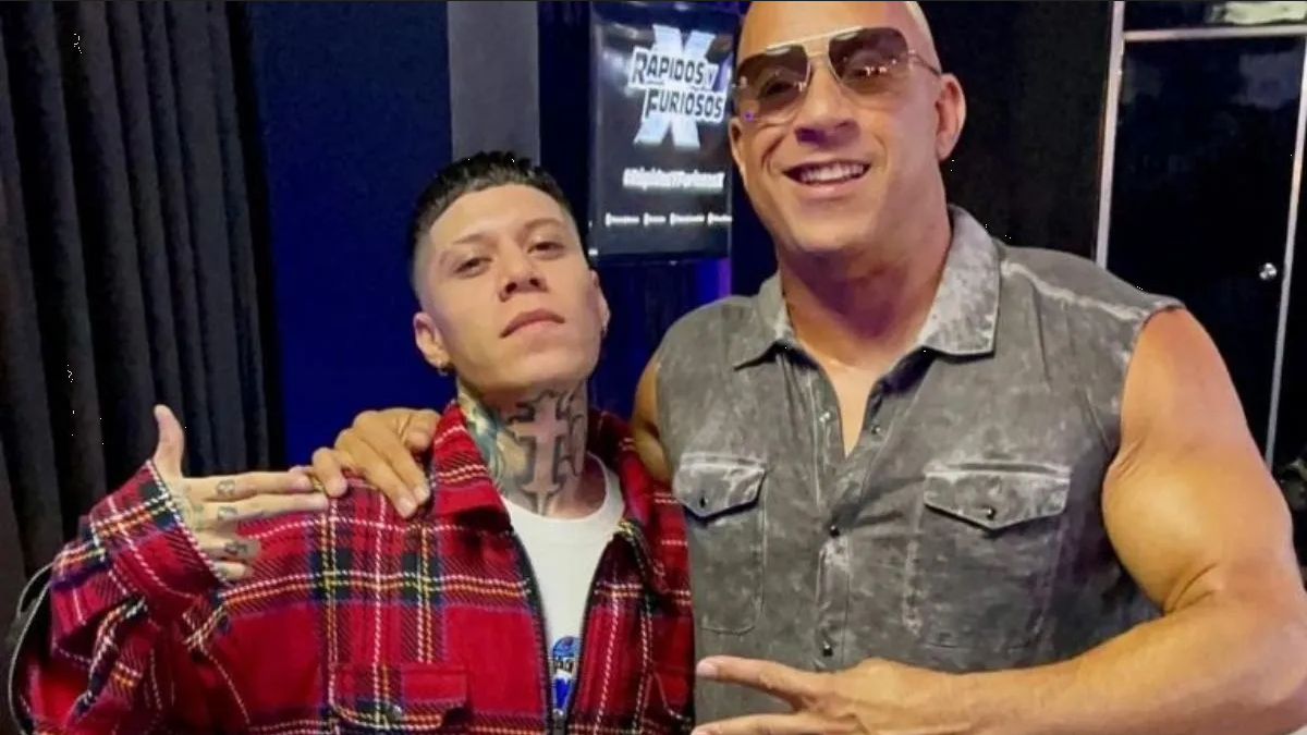 Santa Fe Klan posa junto a Vin Diesel y lo critican, esta es la razón