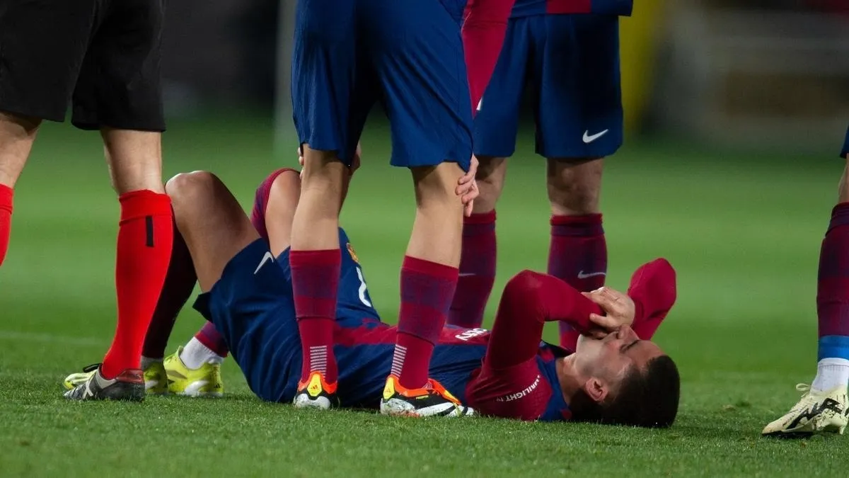 Noveno lesionado en el Barcelona: Ferrán Torres sale del partido ante Osasuna