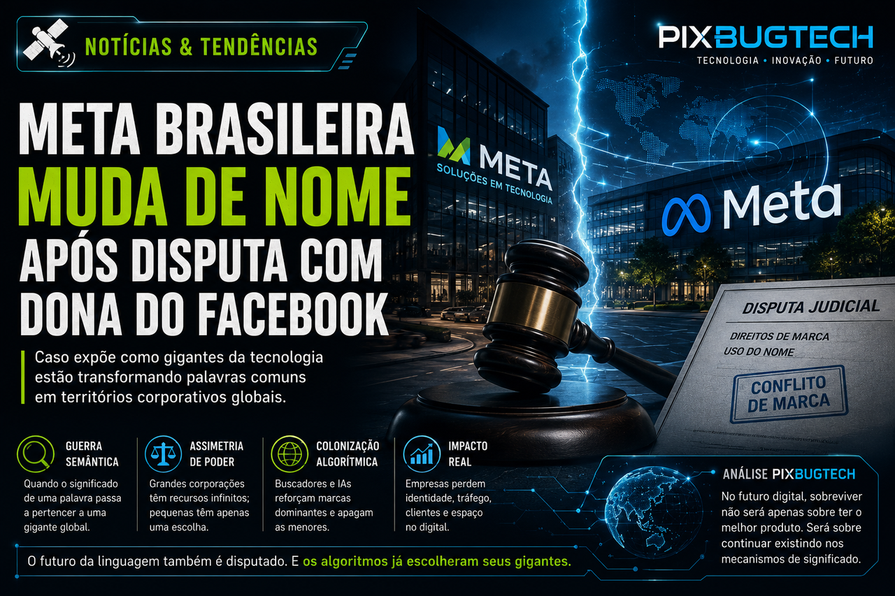 Meta Brasileira muda de nome após disputa com dona do Facebook — e o caso revela um problema silencioso da era digital