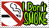 i dont smoke