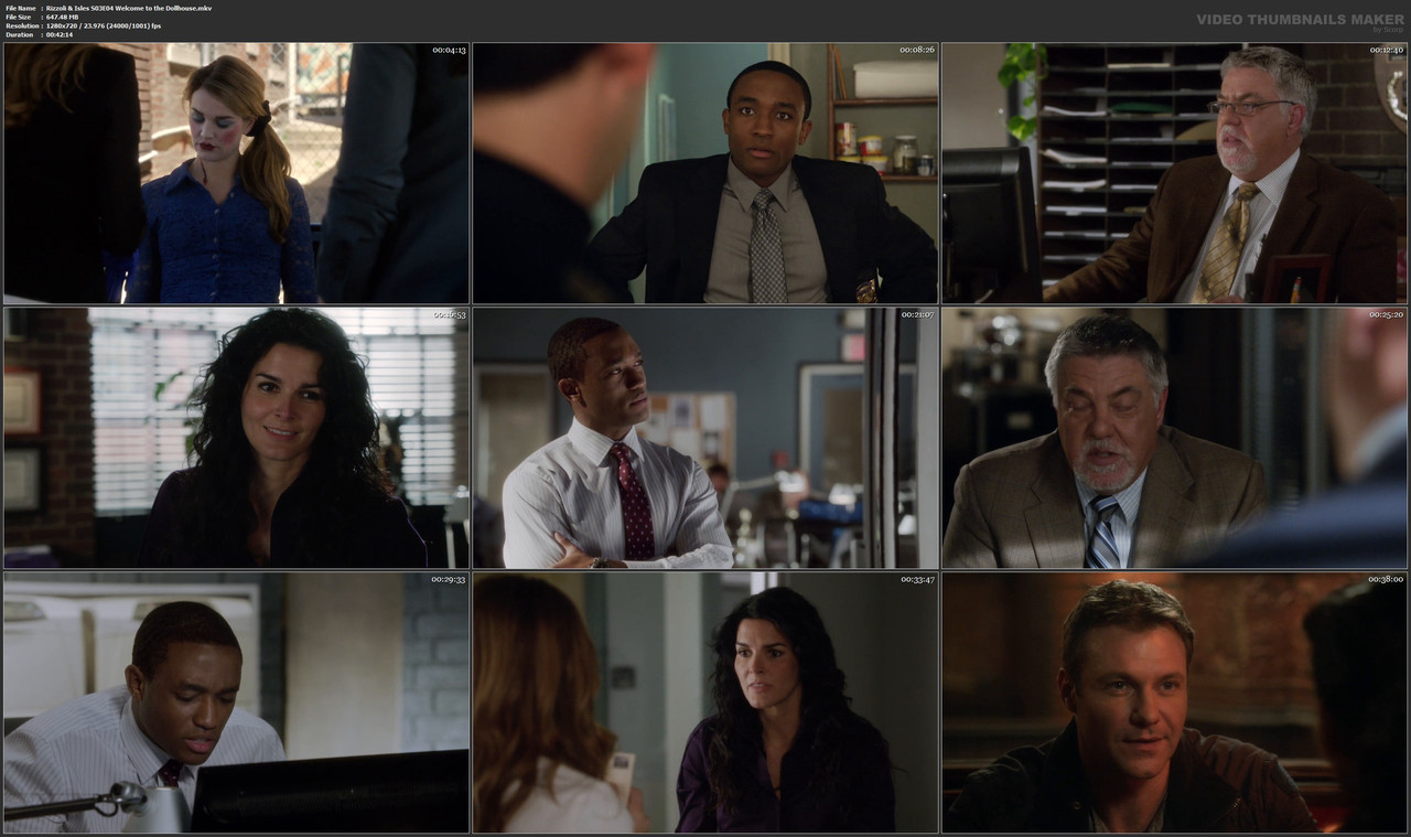 Rizzoli & Isles S03E04 Welcome to the Dollhouse.mkv