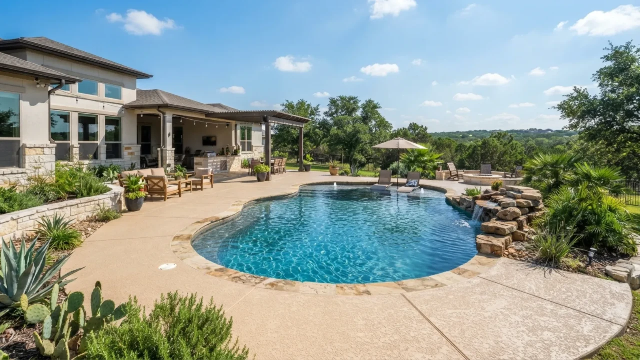 Pool deck resurfacing installation process San Antonio