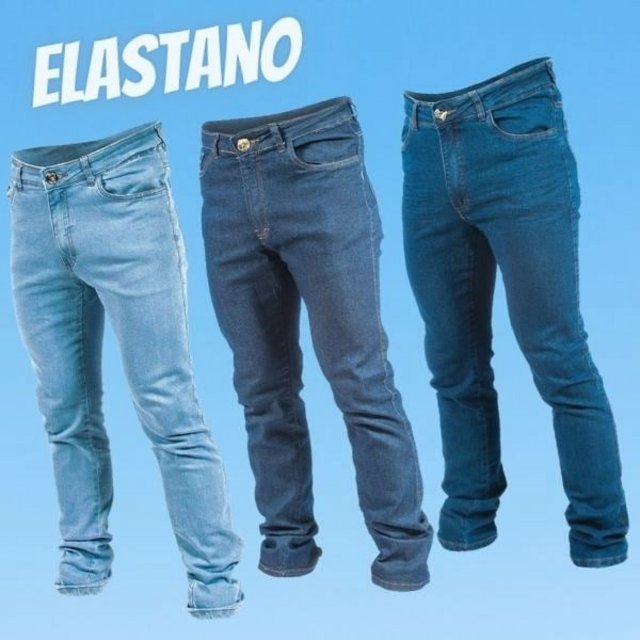 Calça Jeans Masculina Slim Original Elastano Lycra