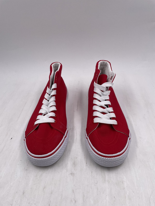 URBAN GROOVE RED CANVAS HIGH TOP SNEAKERS US 9 WOMEN