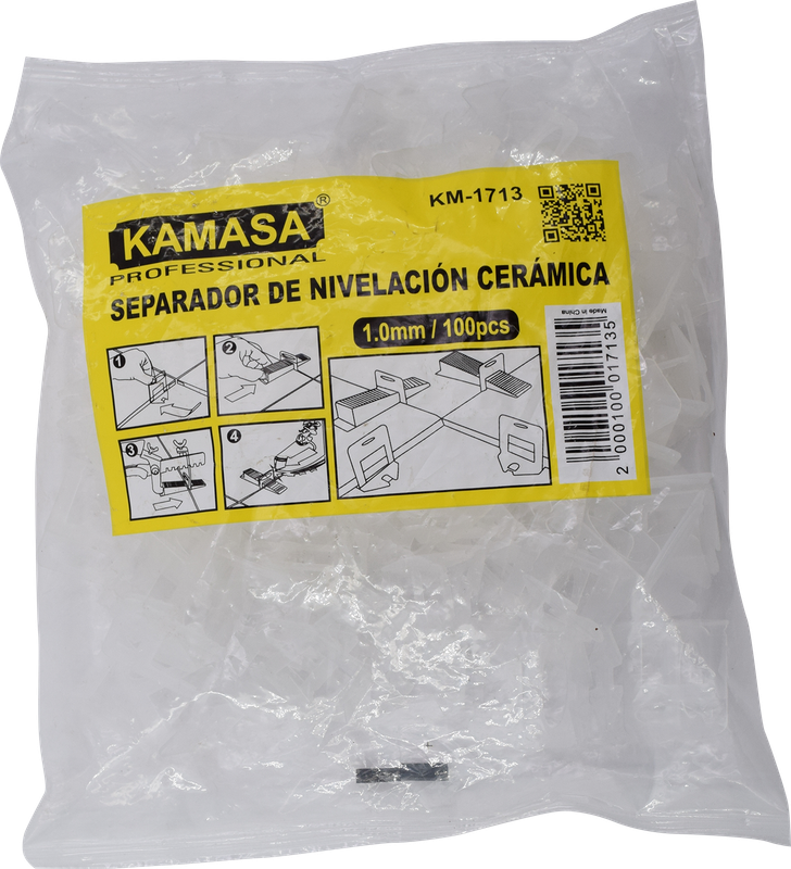 SEPARADOR DE NIVELACION CERAMICA1.0MM / 100PCS