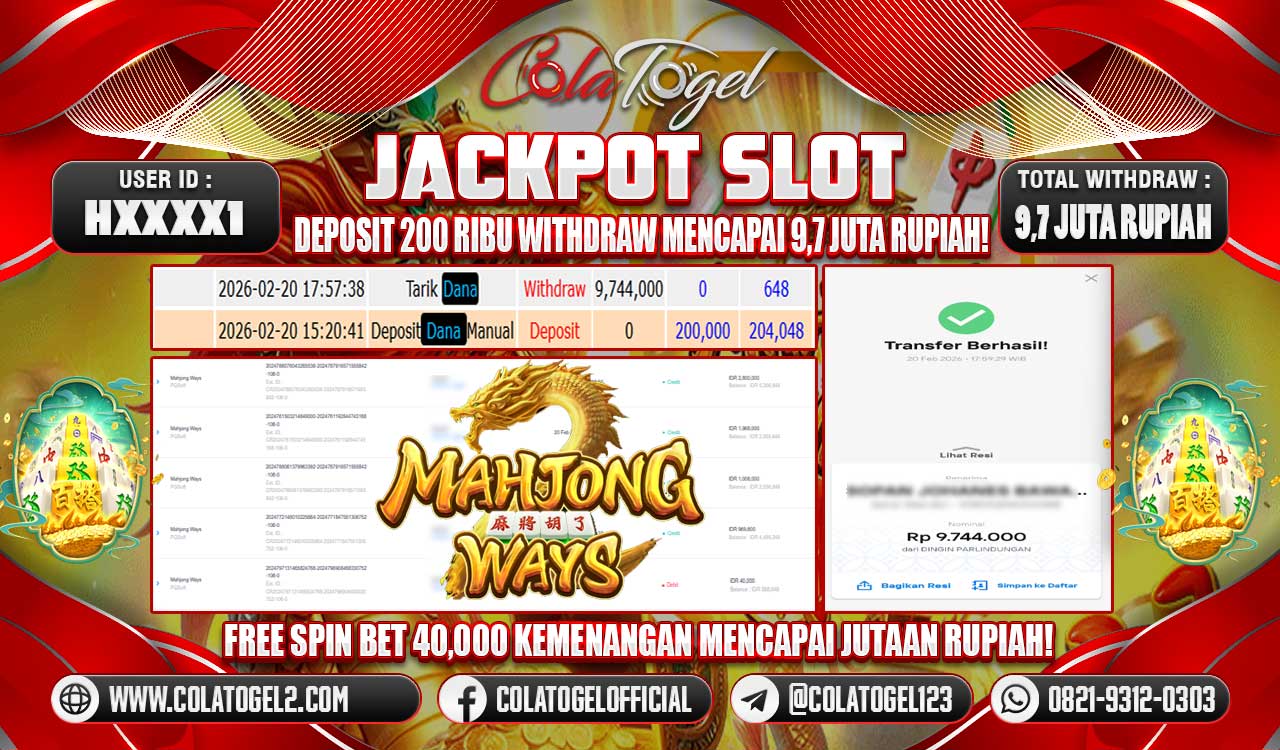 JACKPOT SLOT GACOR!!