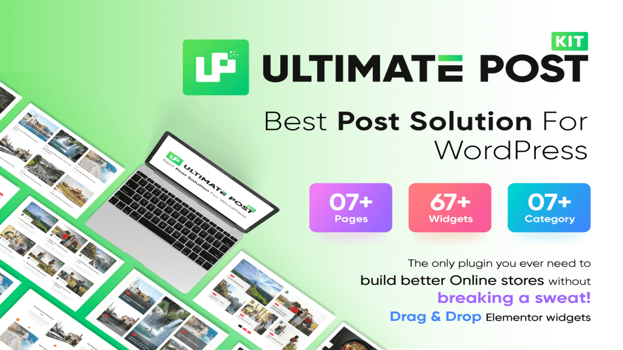 Ultimate Post Kit Pro For Elementor WordPress