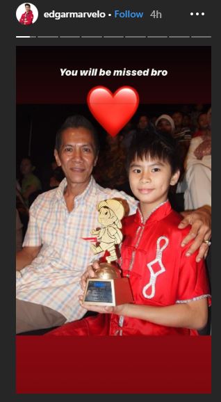 kenangan Edgar dengan sang ayah.