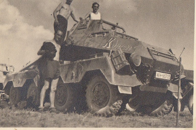 2.WK Fotoalbum Aufklärung-Panzerwagen 6