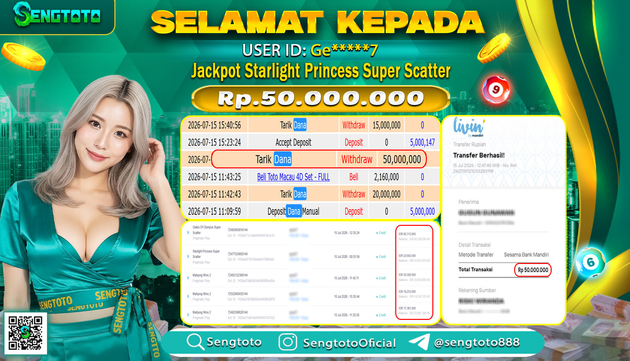 BUKTI PEMBAYARAN SLOT STARLINGHT PRINCESS SUPER SCATTER