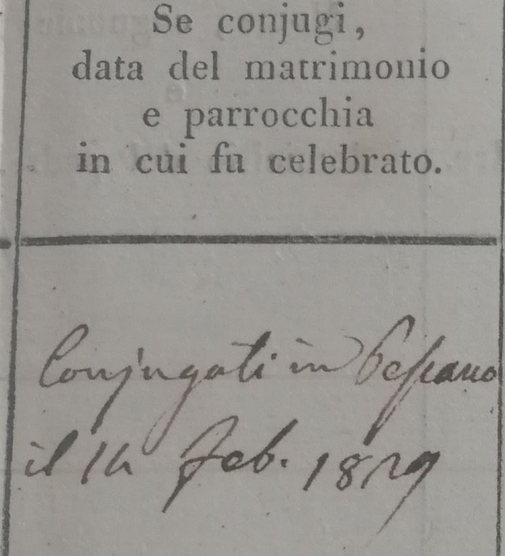 1836 Battesimo Carolina Villa (Genitori Matrimonio)