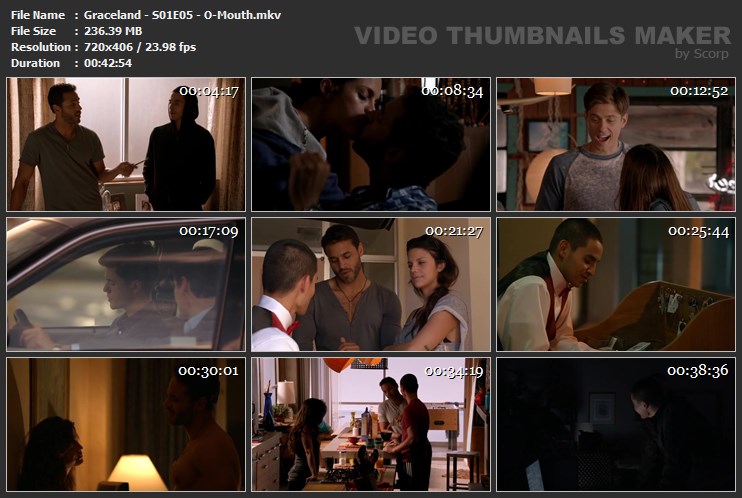 Graceland - S01E05 - O-Mouth.mkv