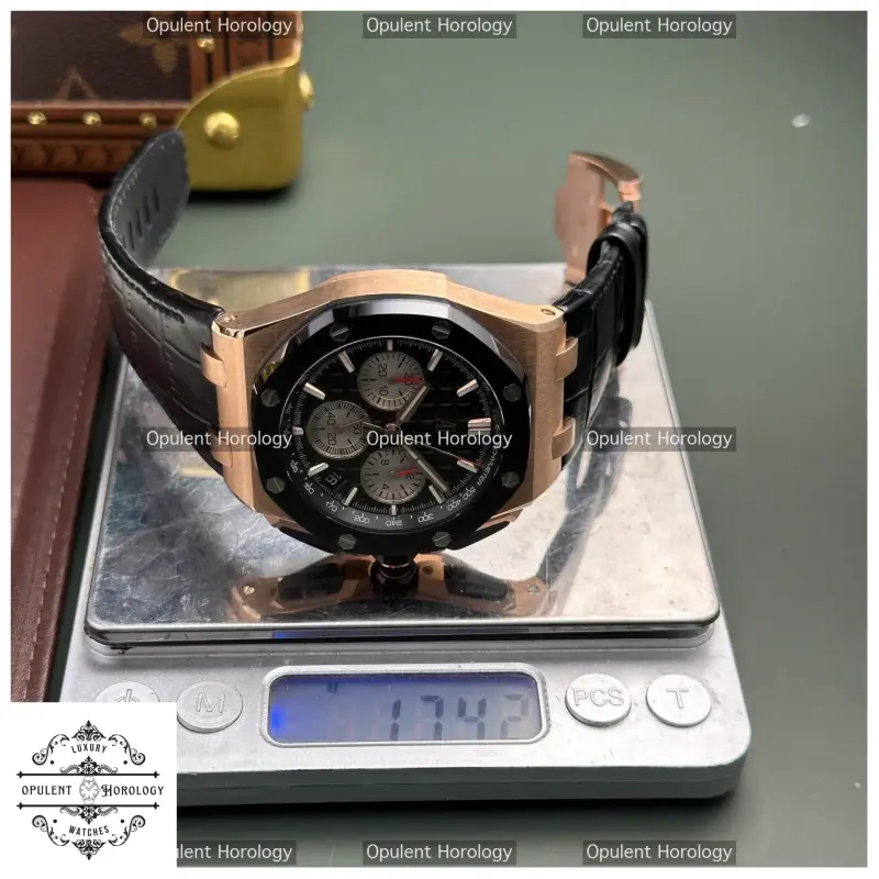 AP Royal Oak Offshore Chronograph Replica | 43mm Titanium Blue Dial Calibre 4401