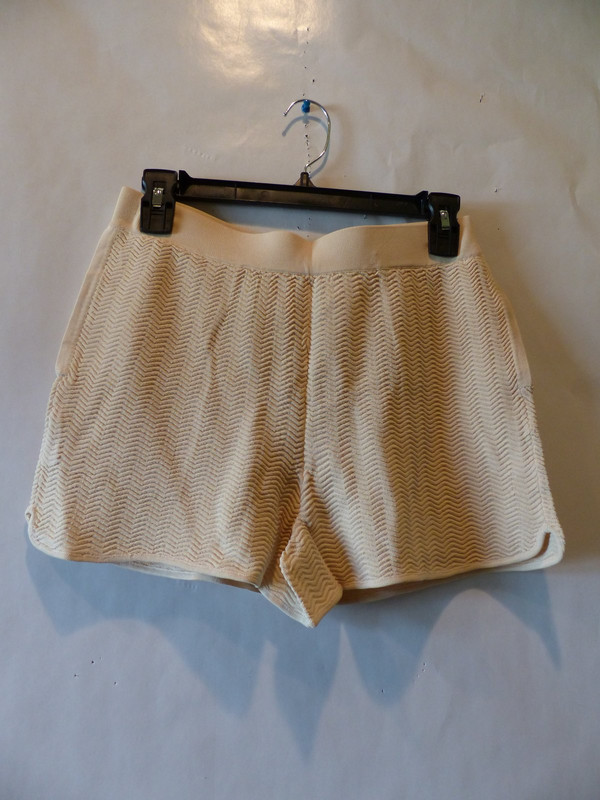 SOLID AND STRIPED THE CHARLIE SHORT RIBBED BEIGE SHORTS SIZE SMALL