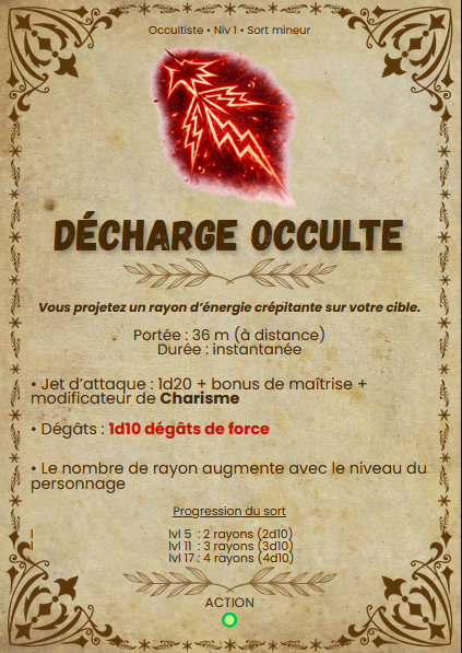 décharge occulte