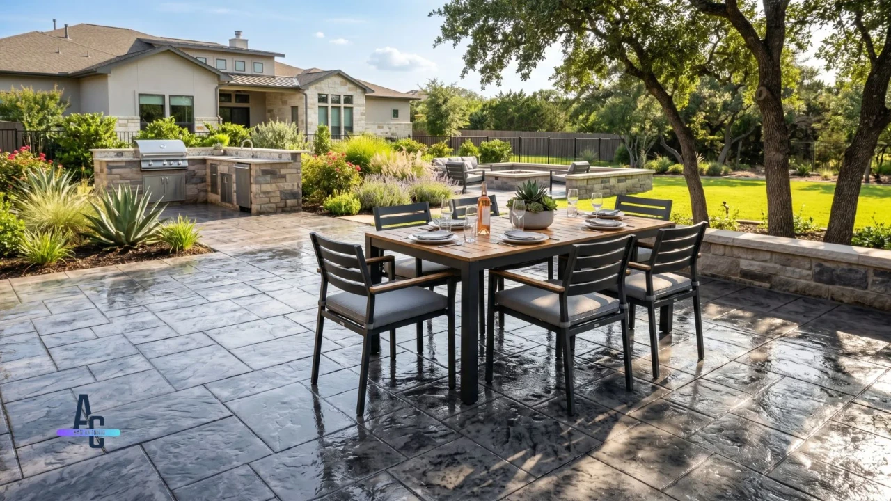 Stamped Concrete Maintenance Sealing San Antonio