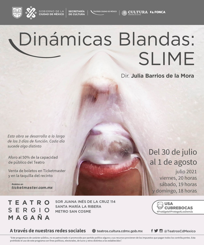 Albergará el Teatro Sergio Magaña el proyecto de exploración coreográfica Dinámicas blandas: SLIME