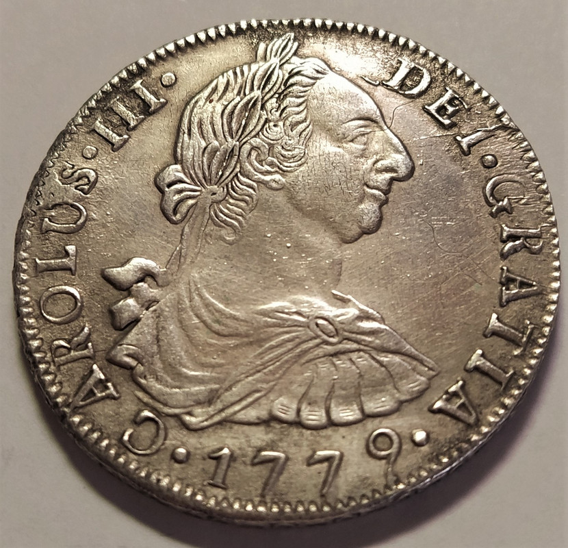 Carlos III: 8 Reales, Potosí, 1779 IMG-20220408-174524