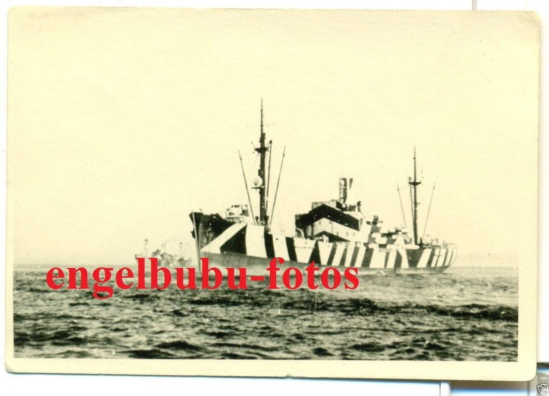 KRIEGSSCHIFF SUPER TARNUNG - MINENRÄUMSCHIFF (NÜ