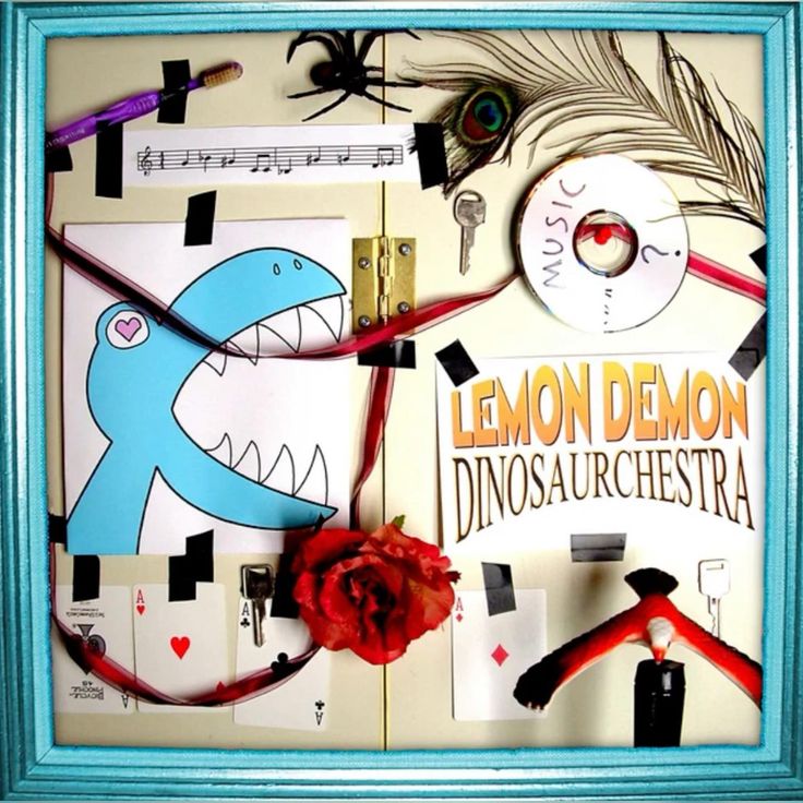 Dinosaurchestra by Lemon Demon album cover