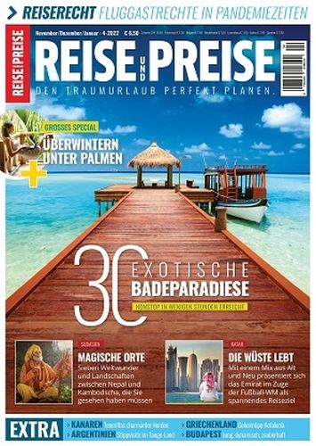 Cover: Reise und Preise Magazine No 04 November-Januar 2023
