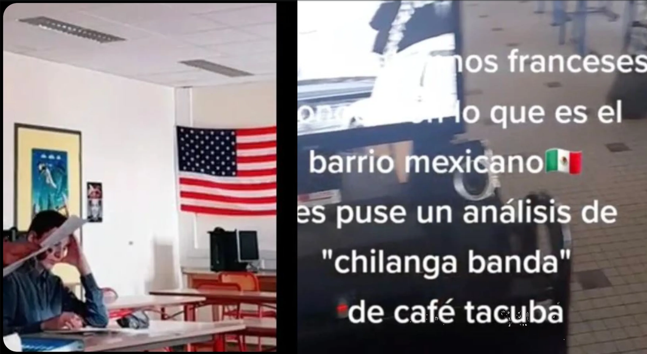 Maestra enseña a sus alumnos franceses con ayuda de una canción de Café Tacuba