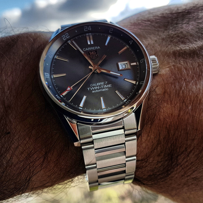 Tag Heuer Carrera Twin Time 41mm Caliber 7 WAR2012620 (2)