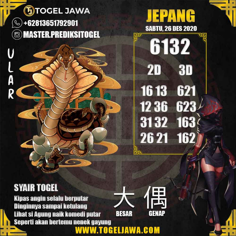 Prediksi Japan Tanggal 2020-12-26