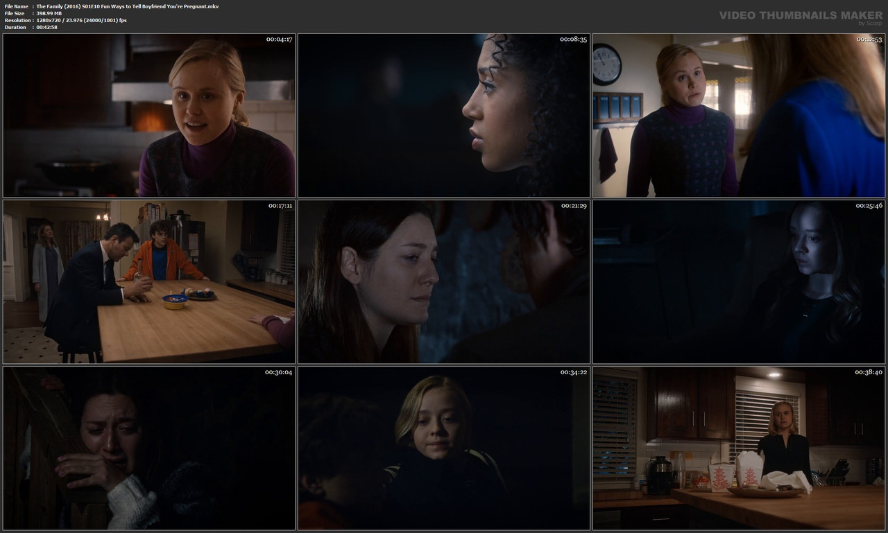 The Family (2016) S01E10 Fun Ways to Tell Boyfriend You're Pregnant.mkv