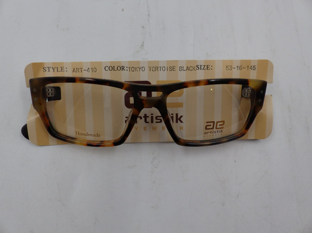 ARTISTIK ART-410 UNISEX TOKYO TORTOISE EYEGLASSES IN SIZE 53-16-145