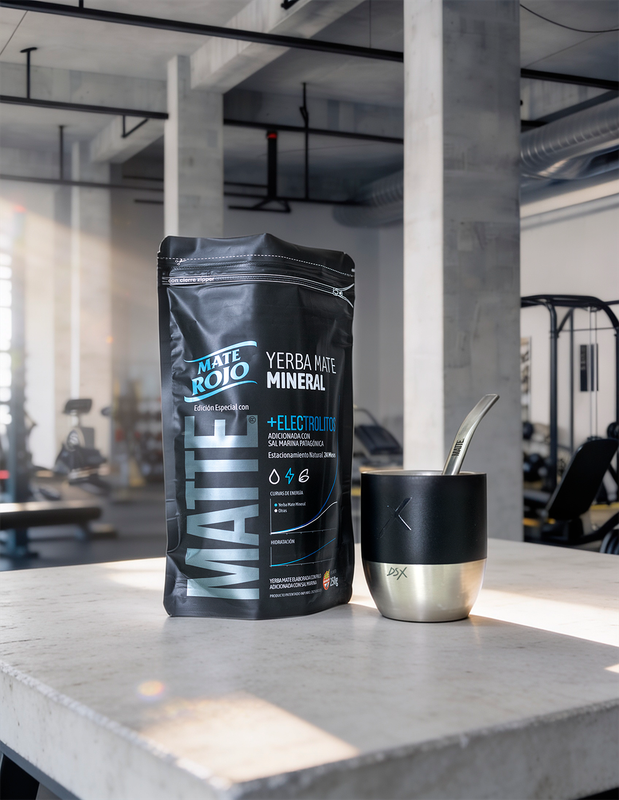 Yerba Mate Mineral con el mate MATTE