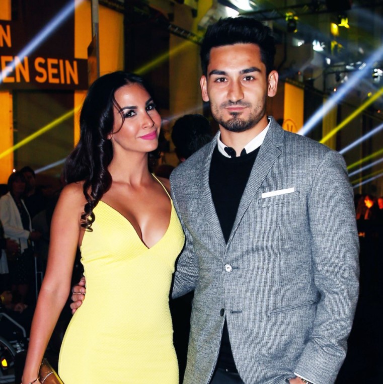 Gundogan with his ex-girlfriend