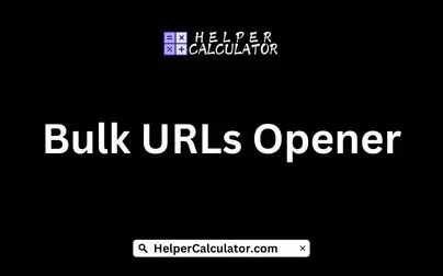 Bulk URLs Opener