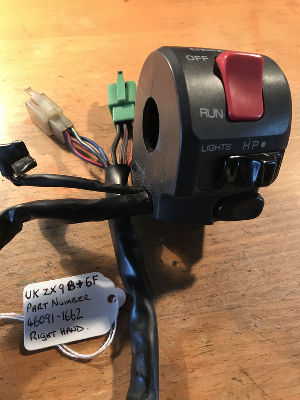 Switch！！ Ignition Switch & Resistor For Kawasaki Ninja ZX9R ZX900B