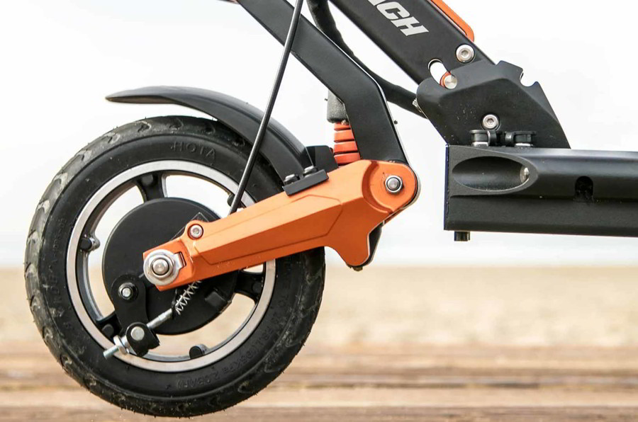 SPLACH: Scooter elettrico a sospensione ultra liscia.