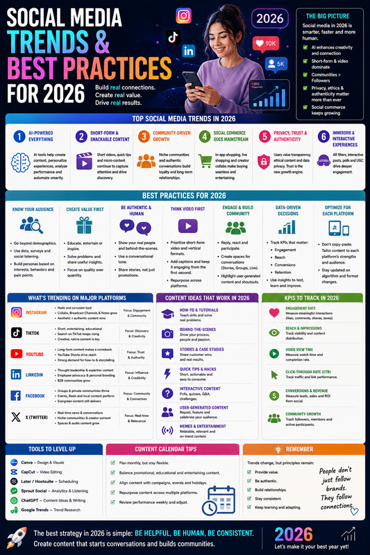 Social Media Trends and Best Practices for 2026